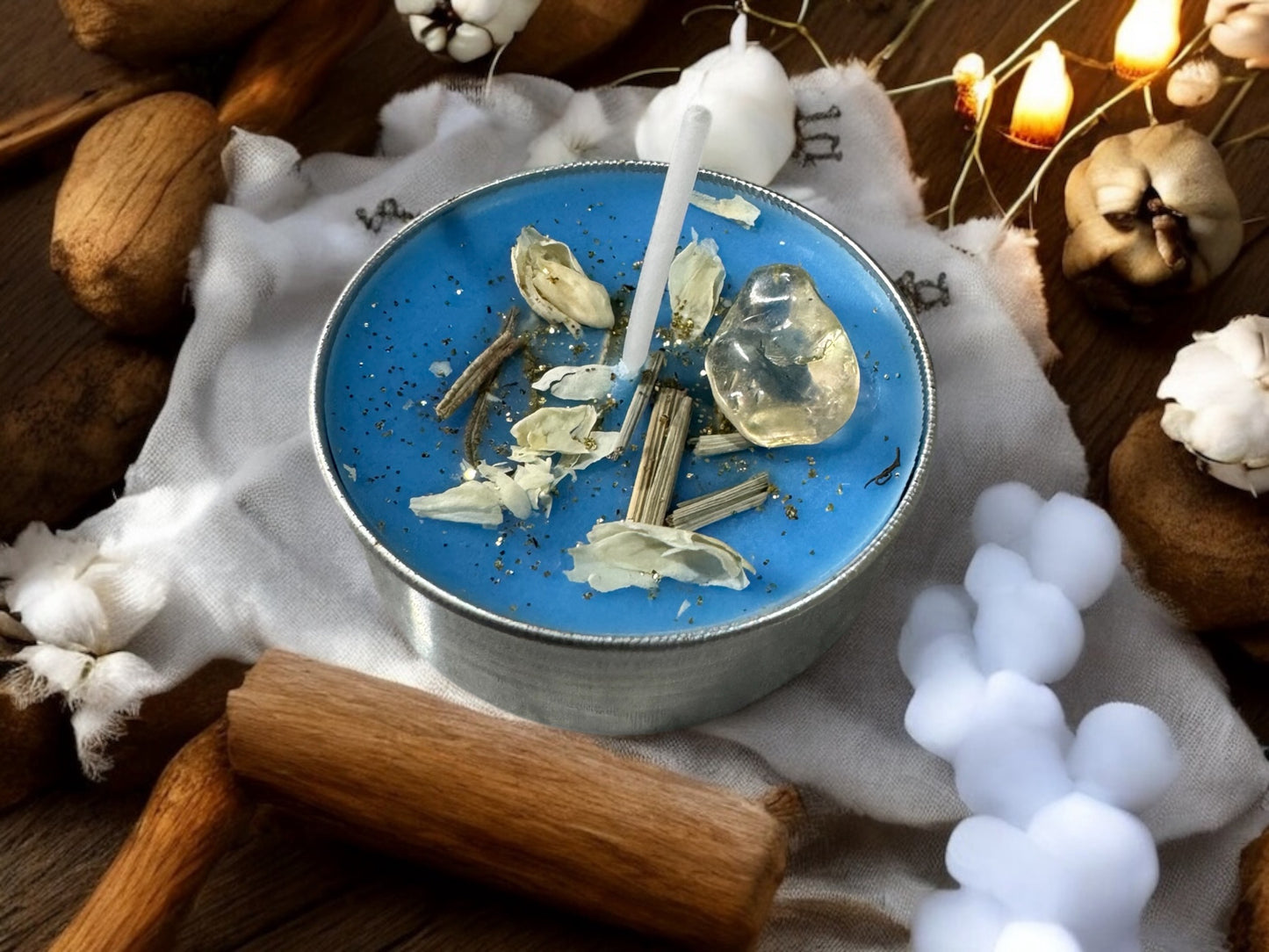 Mini Intention Candles – Love Healing, Banish Third Party, Prosperity, Energy Cleansing, Academic Success