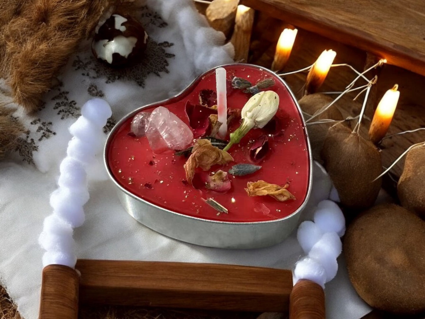 Mini Intention Candles – Love Healing, Banish Third Party, Prosperity, Energy Cleansing, Academic Success