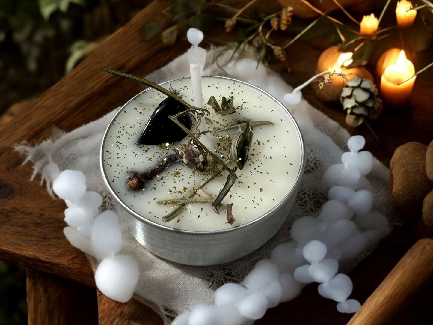 Mini Intention Candles – Love Healing, Banish Third Party, Prosperity, Energy Cleansing, Academic Success