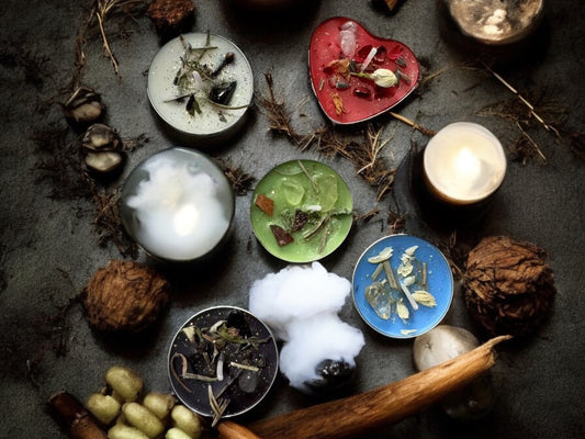 Mini Intention Candles – Love Healing, Banish Third Party, Prosperity, Energy Cleansing, Academic Success
